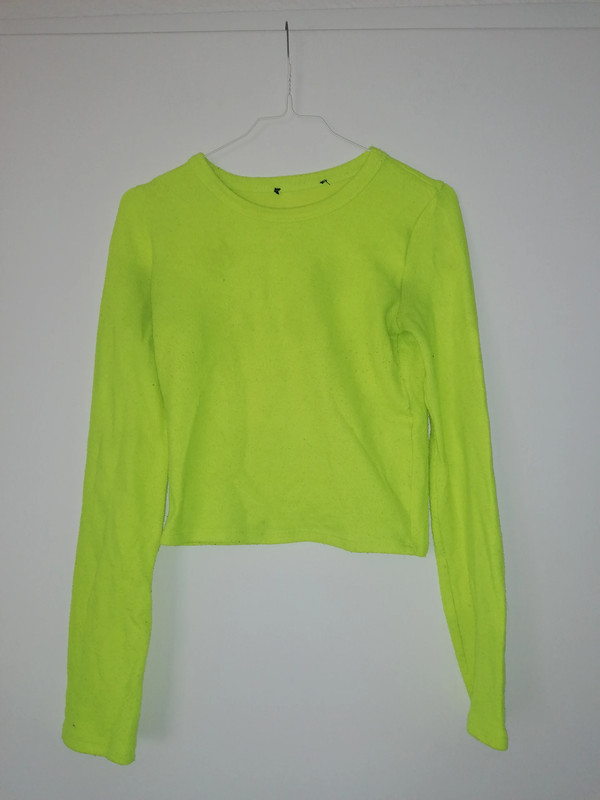 neon gelber Pullover