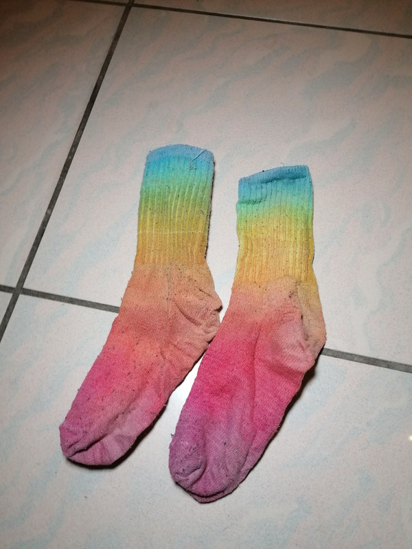 Bunte Batik-Socken